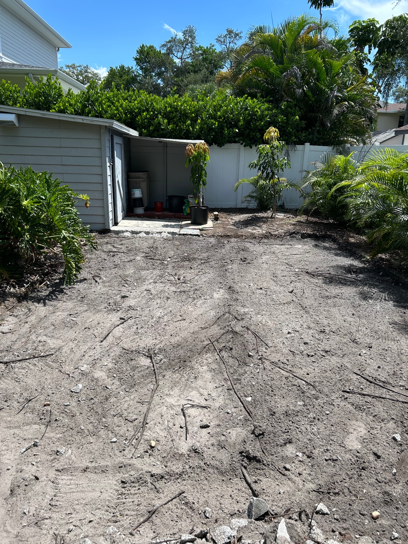 Concrete patio removal