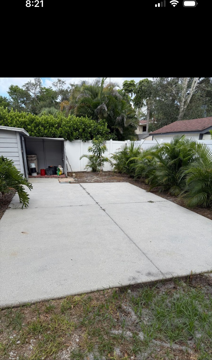Concrete patio removal