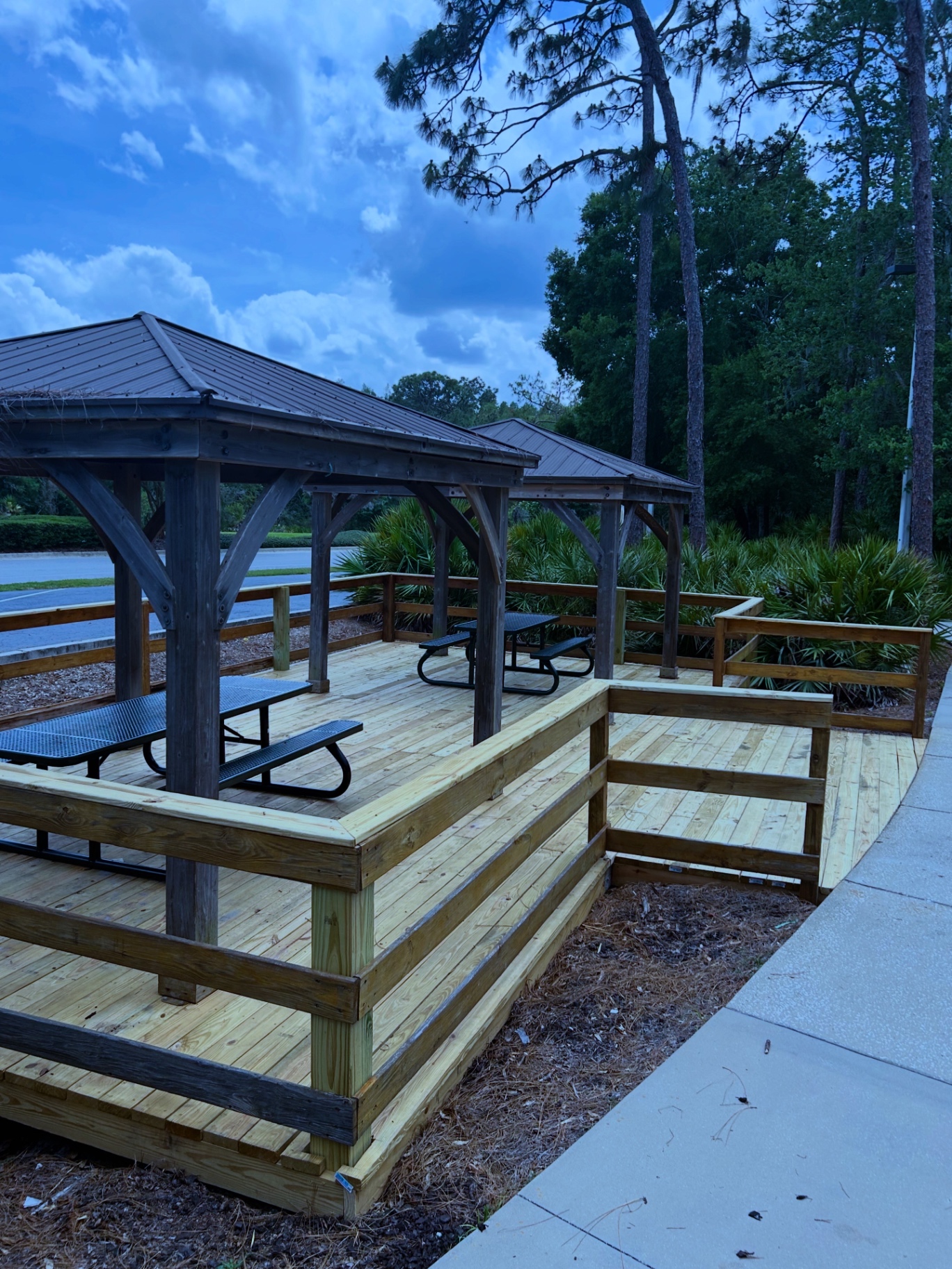 Pavilion deck rebuild